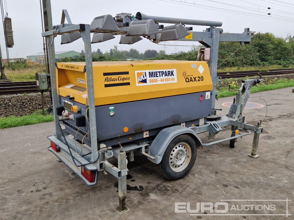 2013 Atlas Copco QAX20 - Освітлювальна вежа: фото 4 2013 Atlas Copco QAX20 - Освітлювальна вежа: фото 4