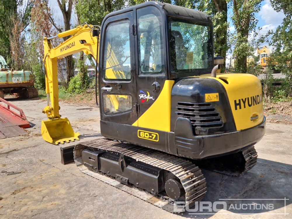 2013 Hyundai R60-7 - Міні-екскаватор: фото 3 2013 Hyundai R60-7 - Міні-екскаватор: фото 3