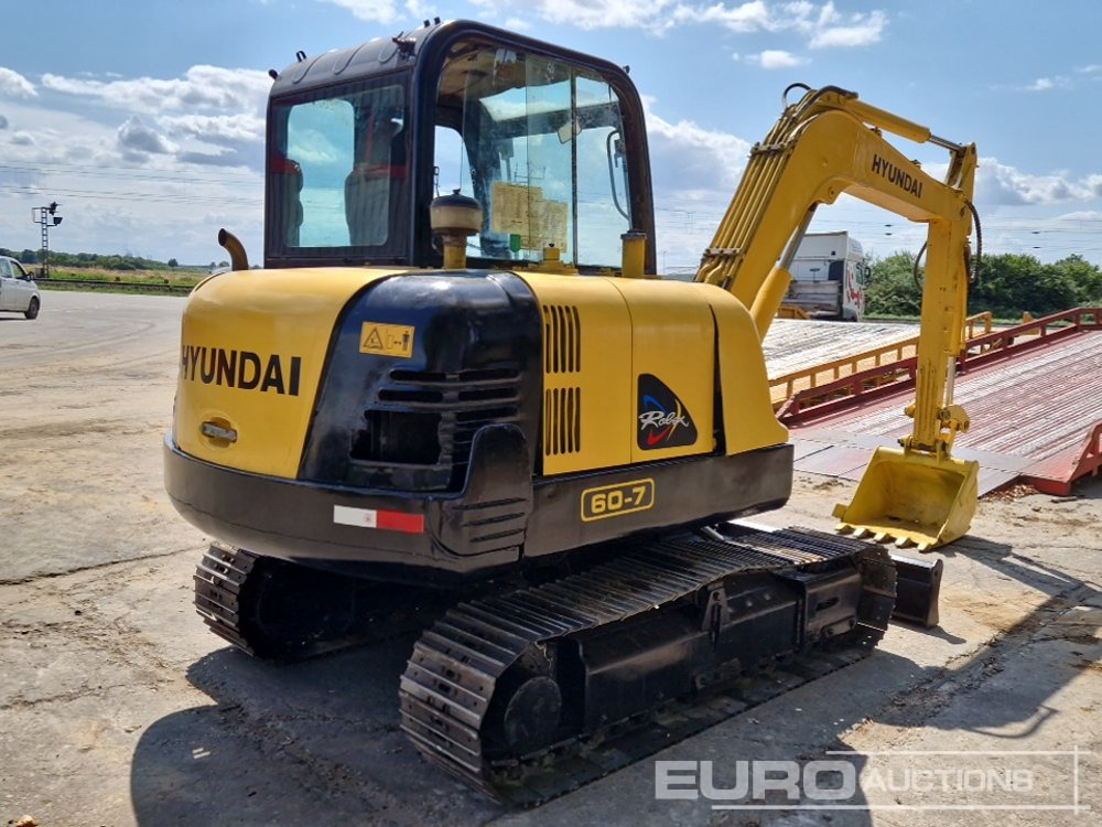2013 Hyundai R60-7 - Міні-екскаватор: фото 5 2013 Hyundai R60-7 - Міні-екскаватор: фото 5