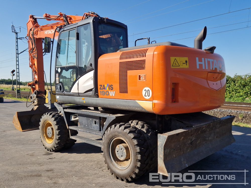 2015 Hitachi ZX190W-5 - Колісний екскаватор: фото 3 2015 Hitachi ZX190W-5 - Колісний екскаватор: фото 3