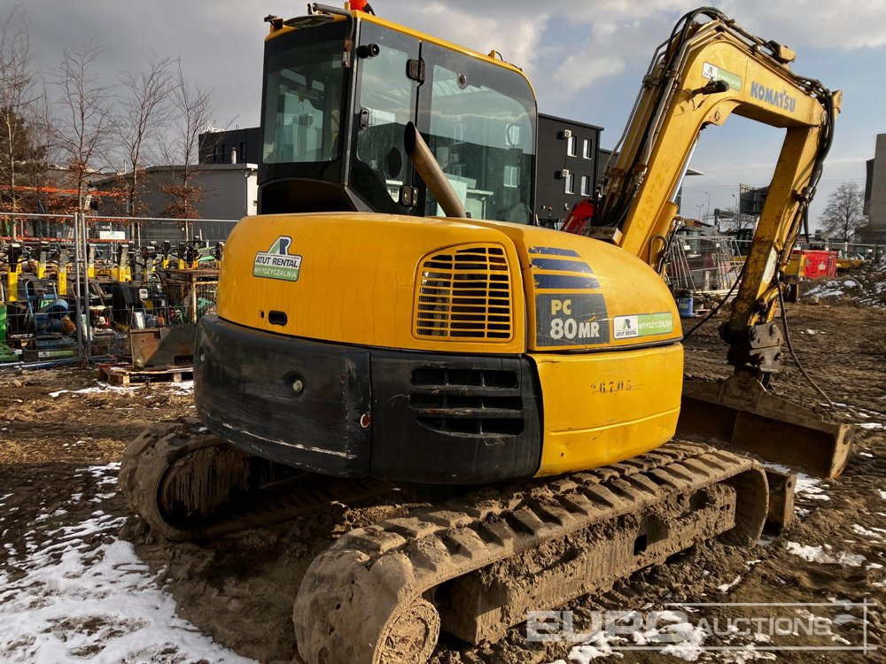 2015 Komatsu PC80MR-3 - Міні-екскаватор: фото 3 2015 Komatsu PC80MR-3 - Міні-екскаватор: фото 3