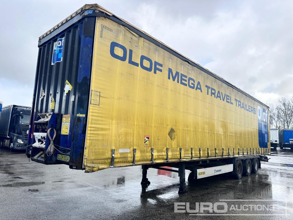 2015 Krone Mega Liner, Curtainsider, 3 Axle (Dutch Reg. Docs) - Тентований напівпричіп: фото 1 2015 Krone Mega Liner, Curtainsider, 3 Axle (Dutch Reg. Docs) - Тентований напівпричіп: фото 1