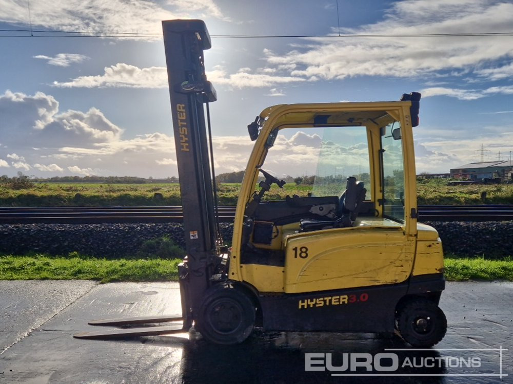 2016 Hyster J3.0XN 3 Ton Electric Forklift, 2 Stage Mast, Forks, - Електронавантажувач: фото 2 2016 Hyster J3.0XN 3 Ton Electric Forklift, 2 Stage Mast, Forks, - Електронавантажувач: фото 2