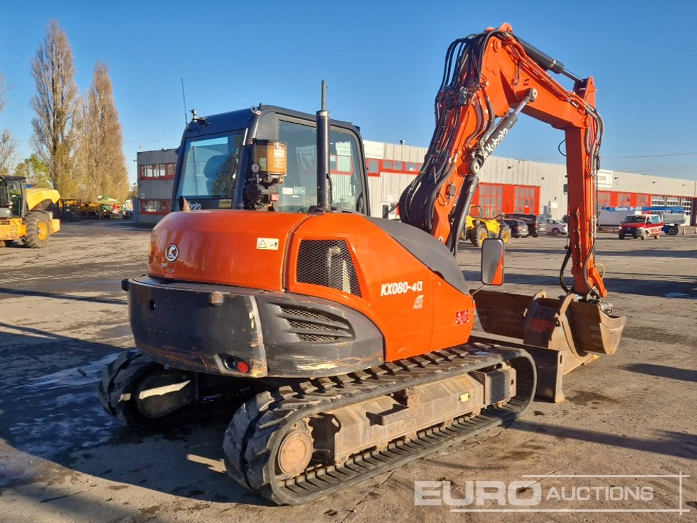 2016 Kubota KX080-4 - Міні-екскаватор: фото 5 2016 Kubota KX080-4 - Міні-екскаватор: фото 5