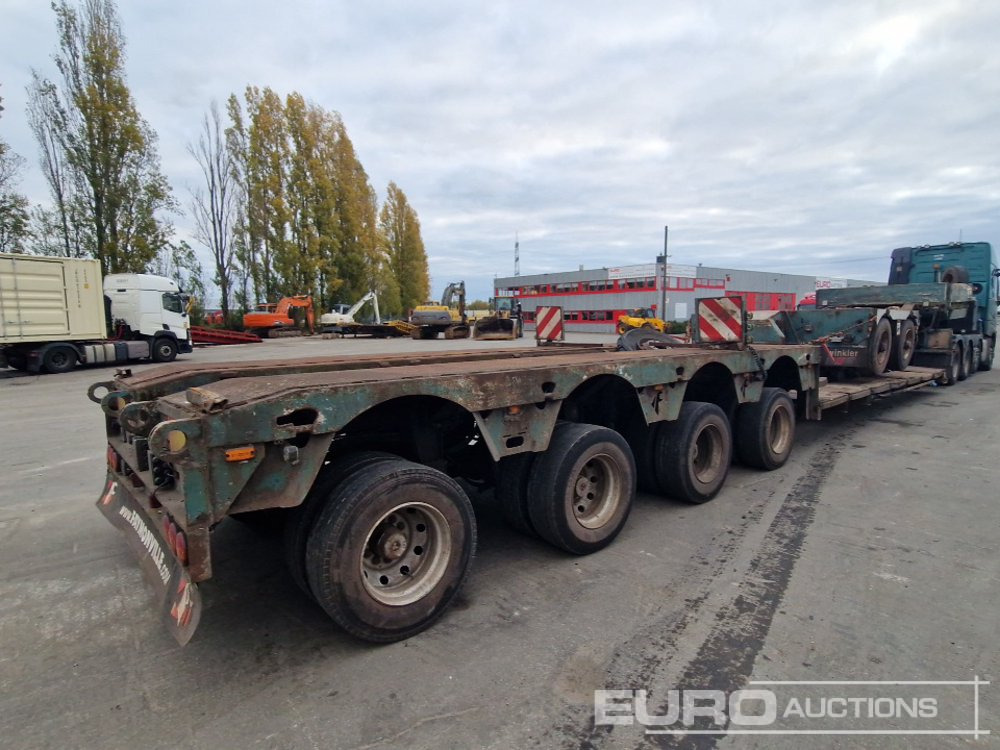 Faymonville 4 Axle Low Loader Trailer, Twin Axle Extension - Низькорамна платформа напівпричіп: фото 4 Faymonville 4 Axle Low Loader Trailer, Twin Axle Extension - Низькорамна платформа напівпричіп: фото 4