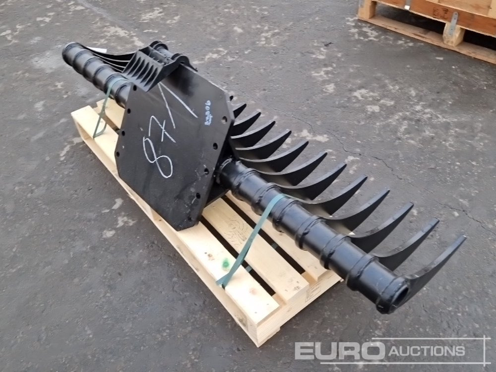Häner HBR1600-00-08 Lifting Rake (1600mm), to suit 6-10 Ton Excavator, 146kg - Ківш: фото 3 Häner HBR1600-00-08 Lifting Rake (1600mm), to suit 6-10 Ton Excavator, 146kg - Ківш: фото 3