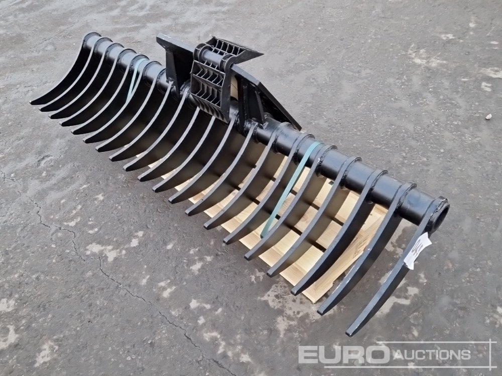 Häner HBR1600-00-08 Lifting Rake (1600mm), to suit 6-10 Ton Excavator, 146kg - Ківш: фото 1 Häner HBR1600-00-08 Lifting Rake (1600mm), to suit 6-10 Ton Excavator, 146kg - Ківш: фото 1