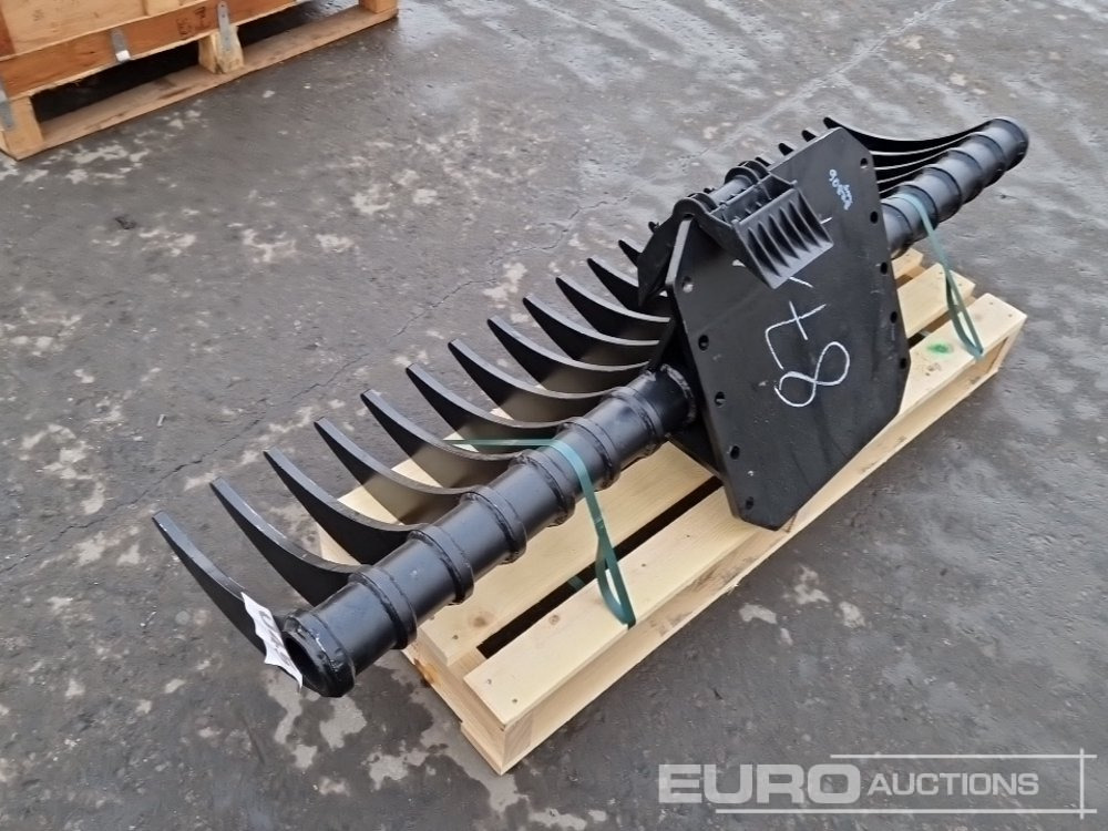 Häner HBR1600-00-08 Lifting Rake (1600mm), to suit 6-10 Ton Excavator, 146kg - Ківш: фото 2 Häner HBR1600-00-08 Lifting Rake (1600mm), to suit 6-10 Ton Excavator, 146kg - Ківш: фото 2