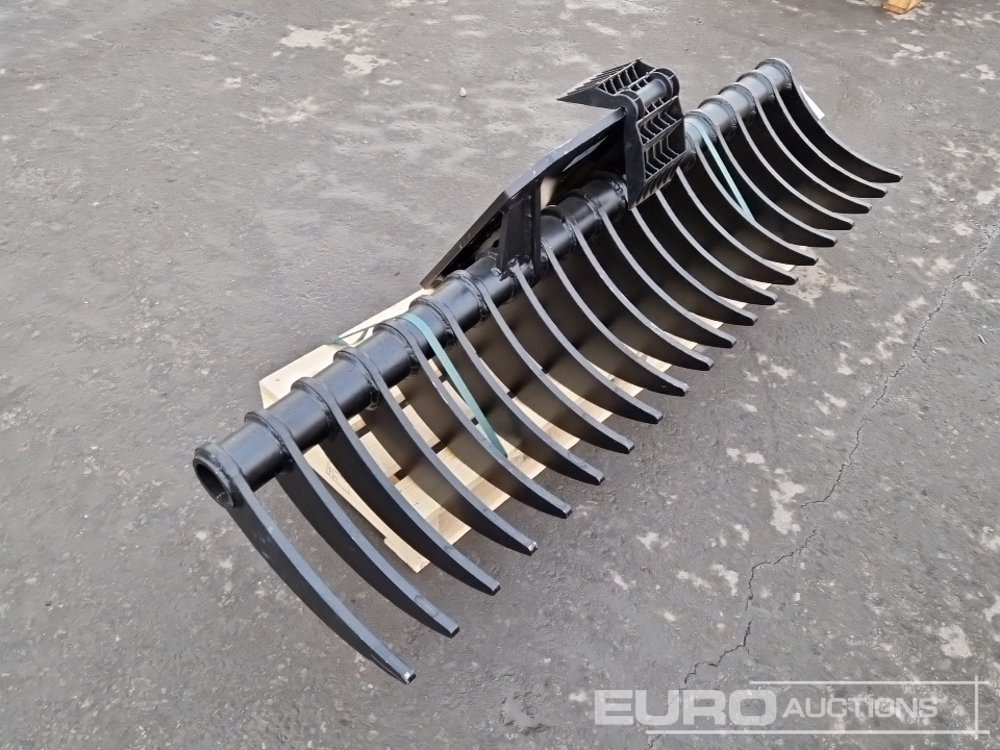 Häner HBR1600-00-08 Lifting Rake (1600mm), to suit 6-10 Ton Excavator, 146kg - Ківш: фото 4 Häner HBR1600-00-08 Lifting Rake (1600mm), to suit 6-10 Ton Excavator, 146kg - Ківш: фото 4
