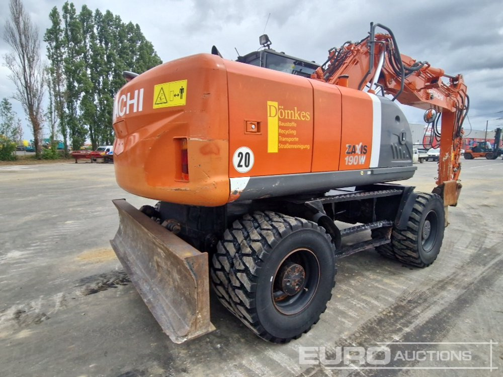 Hitachi ZX190W-3 - Колісний екскаватор: фото 5 Hitachi ZX190W-3 - Колісний екскаватор: фото 5