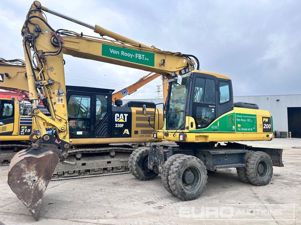 Komatsu PW200-7H - Колісний екскаватор: фото 1 Komatsu PW200-7H - Колісний екскаватор: фото 1