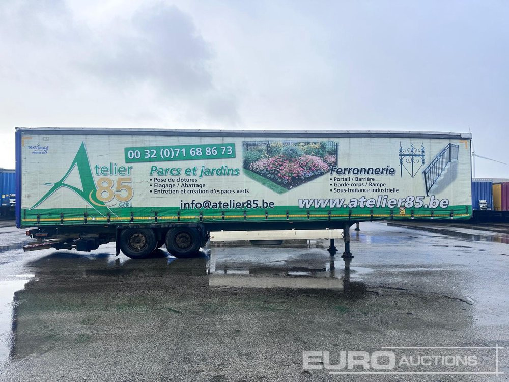 Krone Curtainsider Trailer, 2 Axle, Taillift (Belgium Reg. Docs) - Тентований напівпричіп: фото 4 Krone Curtainsider Trailer, 2 Axle, Taillift (Belgium Reg. Docs) - Тентований напівпричіп: фото 4