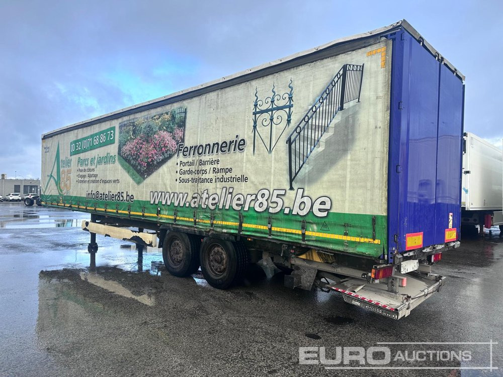 Krone Curtainsider Trailer, 2 Axle, Taillift (Belgium Reg. Docs) - Тентований напівпричіп: фото 2 Krone Curtainsider Trailer, 2 Axle, Taillift (Belgium Reg. Docs) - Тентований напівпричіп: фото 2