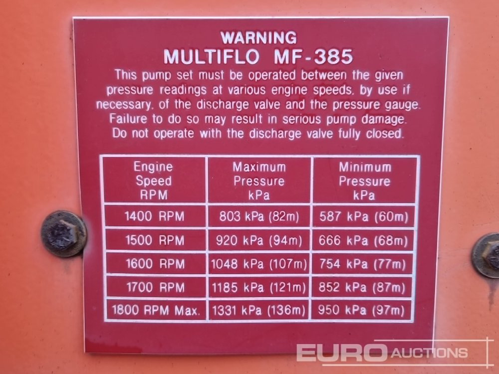 Насос для води MULTIFLO MFV-385SS: фото 21