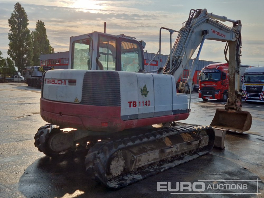 Takeuchi TB1140 - Гусеничний екскаватор: фото 5 Takeuchi TB1140 - Гусеничний екскаватор: фото 5