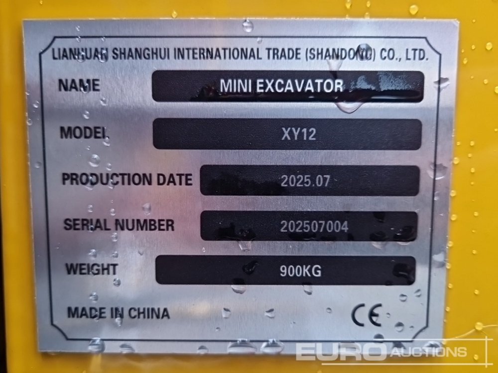 Міні-екскаватор Unused 2025 XY 12: фото 27