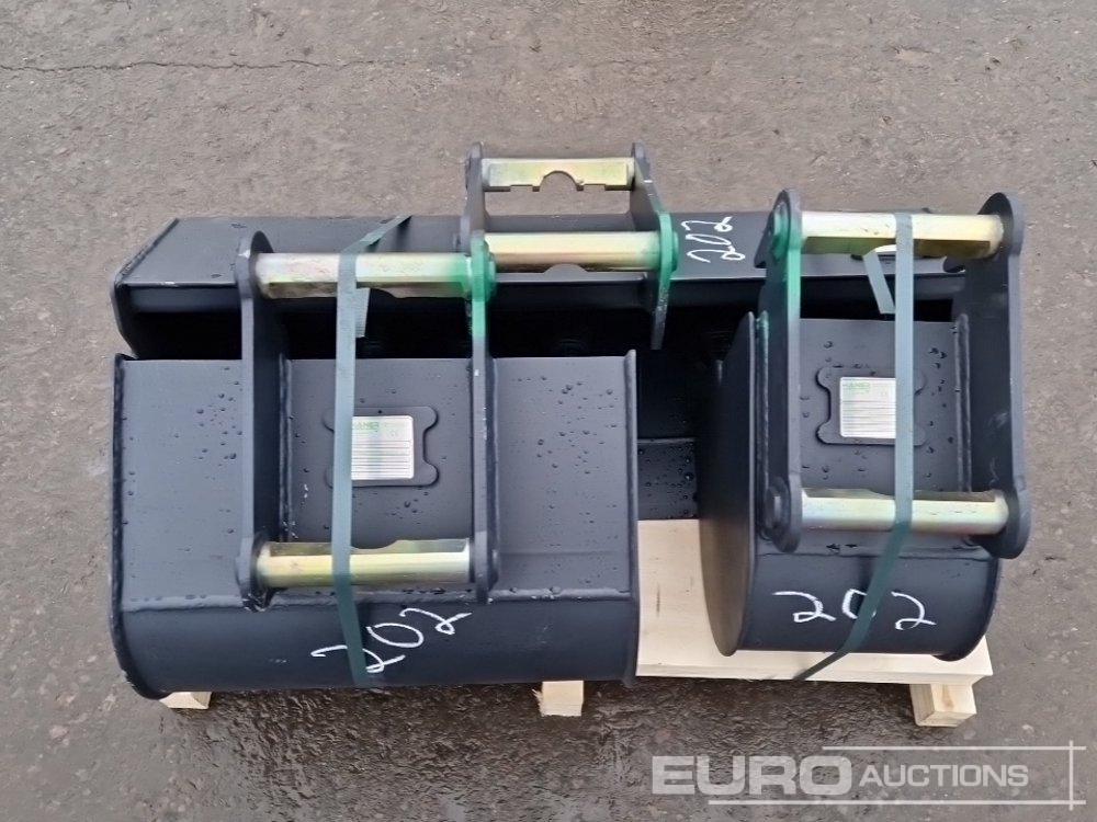 Unused Häner Bucket Package HGL1100-SYM-01 39" (1000mm) Ditch Bucket, Digging Buckets HTL125-SYM-01 10" (250mm) and HTL150-SYM-01 20" (500mm) to suit 1-2,5 ton mini excavator with MS01 Symlock - Ківш: фото 5 Unused Häner Bucket Package HGL1100-SYM-01 39" (1000mm) Ditch Bucket, Digging Buckets HTL125-SYM-01 10" (250mm) and HTL150-SYM-01 20" (500mm) to suit 1-2,5 ton mini excavator with MS01 Symlock - Ківш: фото 5