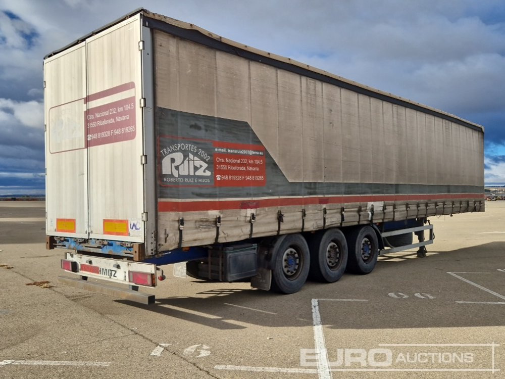 2001 Trailer Profi PRSH24 3 Axle Cuartainsider Trailer (Spanish Reg Docs Available / Documentación Española Disponible) - Тентований напівпричіп: фото 3 2001 Trailer Profi PRSH24 3 Axle Cuartainsider Trailer (Spanish Reg Docs Available / Documentación Española Disponible) - Тентований напівпричіп: фото 3