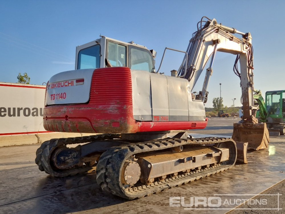 2007 Takeuchi TB1140 - Гусеничний екскаватор: фото 5 2007 Takeuchi TB1140 - Гусеничний екскаватор: фото 5