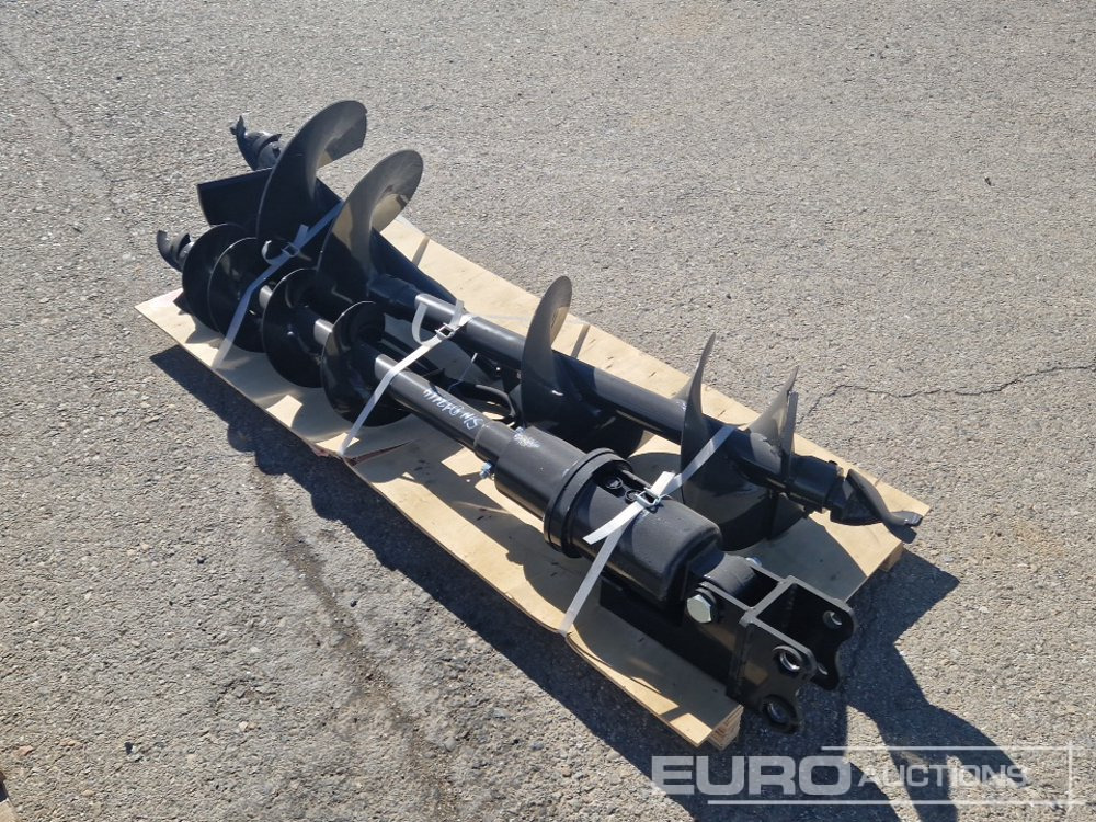 Unused 2025 Captok Auger, Qty  (3 of) Auger 8", With 12"/16" Auger Rod to suit 1-2 Ton Excavator - Бур: фото 3 Unused 2025 Captok Auger, Qty  (3 of) Auger 8", With 12"/16" Auger Rod to suit 1-2 Ton Excavator - Бур: фото 3