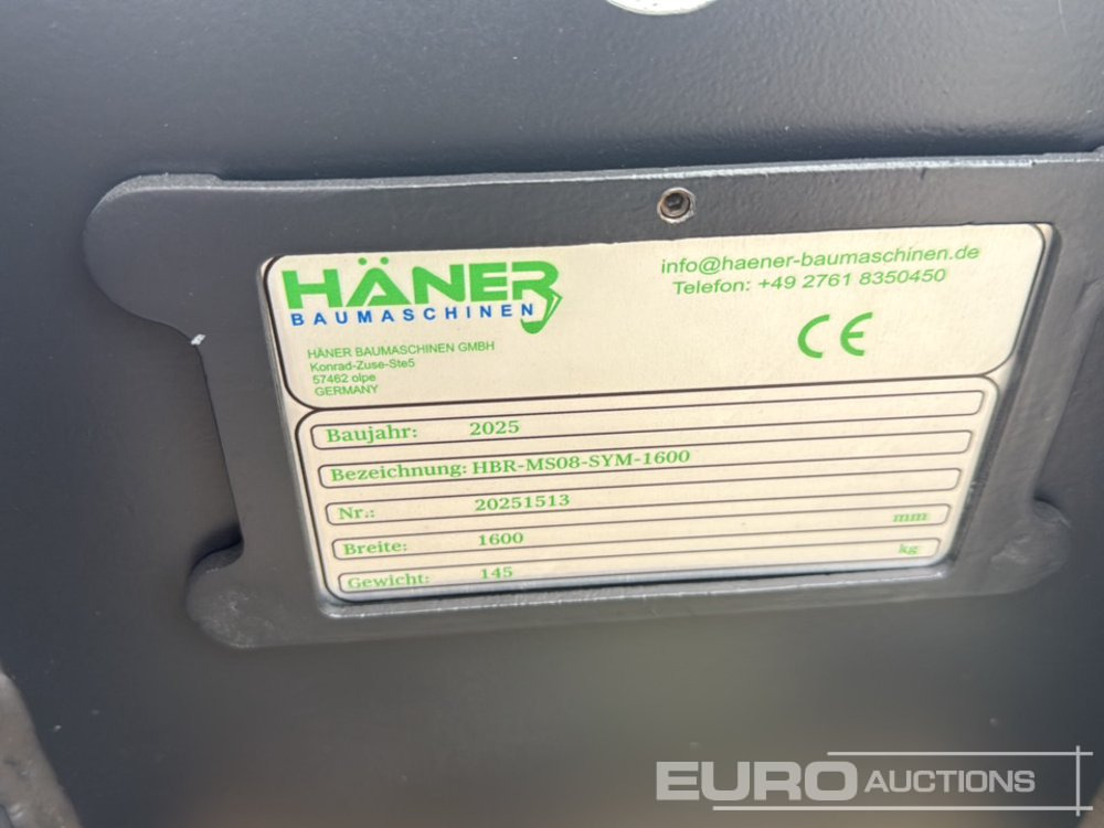 Unused 2025 Häner HBR1600-MS08-SYM - Ківш: фото 5 Unused 2025 Häner HBR1600-MS08-SYM - Ківш: фото 5