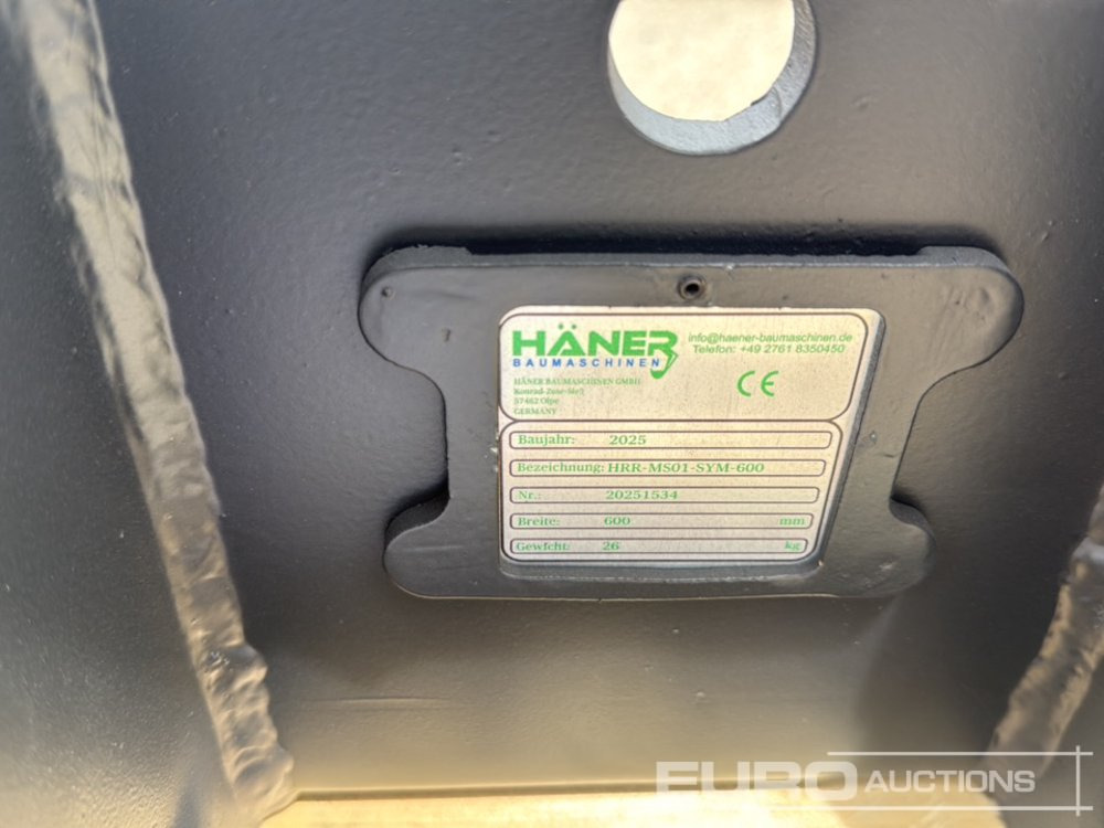 Unused 2025 Häner HBR600-MS01-SYM - Ківш: фото 5 Unused 2025 Häner HBR600-MS01-SYM - Ківш: фото 5