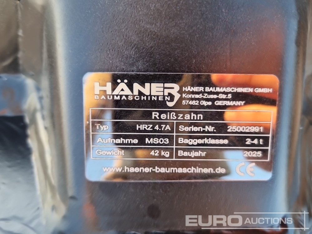Unused 2025 Häner HRZ 4.7A MS03 - Ківш: фото 5 Unused 2025 Häner HRZ 4.7A MS03 - Ківш: фото 5