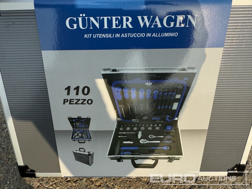 Unused Günter Wagen 110 Pcs Aluminium Tools Box - Будівельне обладнання: фото 1 Unused Günter Wagen 110 Pcs Aluminium Tools Box - Будівельне обладнання: фото 1