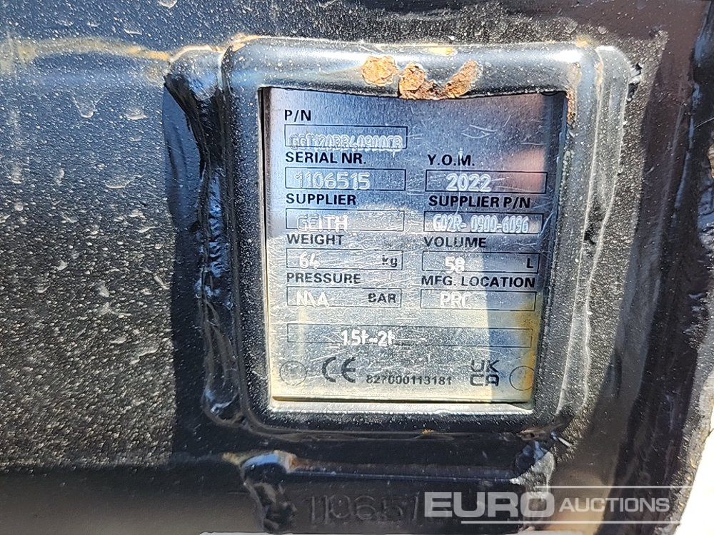 Unused Yanmar G02R-0900-6096 - Ківш: фото 5 Unused Yanmar G02R-0900-6096 - Ківш: фото 5