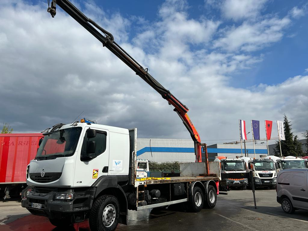 Camion grue Renault 410 AL-454-TS - Бортова вантажівка/ Платформа, Вантажівка з маніпулятором: фото 2 Camion grue Renault 410 AL-454-TS - Бортова вантажівка/ Платформа, Вантажівка з маніпулятором: фото 2