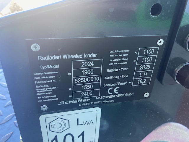 Schäffer Hoflader Typ 2024 - Колісний навантажувач: фото 2 Schäffer Hoflader Typ 2024 - Колісний навантажувач: фото 2