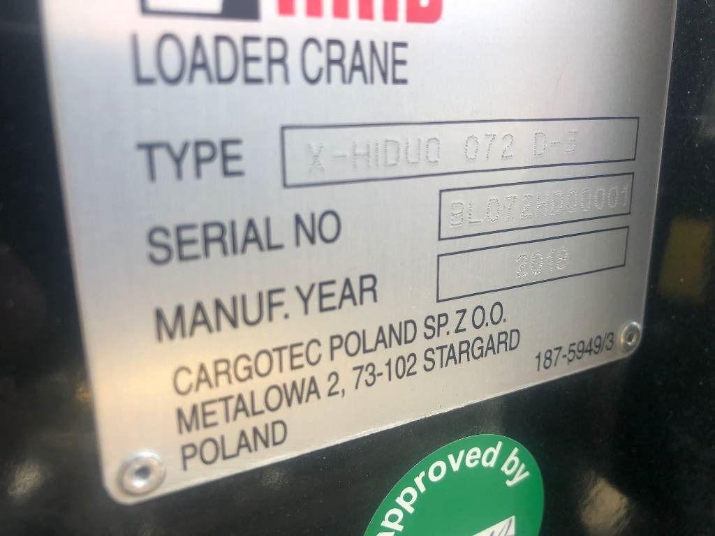 Hiab X-HiDuo 072 D-3 - Кран-маніпулятор в категорії Вантажівки: фото 3 Hiab X-HiDuo 072 D-3 - Кран-маніпулятор в категорії Вантажівки: фото 3