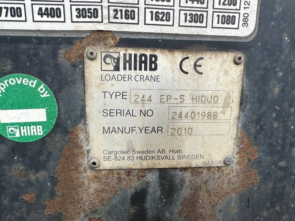 Hiab XS 244 EP-5 HiDuo - Кран-маніпулятор в категорії Вантажівки: фото 4 Hiab XS 244 EP-5 HiDuo - Кран-маніпулятор в категорії Вантажівки: фото 4