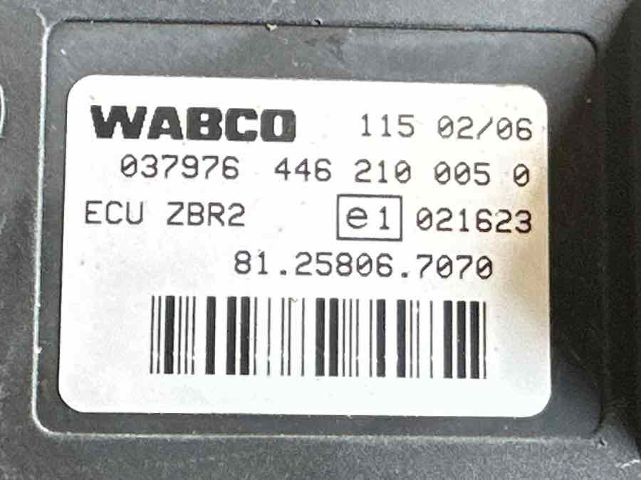 MAN ECU ZBR2 81.25806-7070 - Електрична система в категорії Вантажівки: фото 3 MAN ECU ZBR2 81.25806-7070 - Електрична система в категорії Вантажівки: фото 3