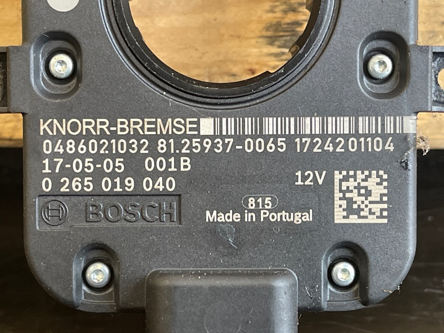 MAN STEERING SENSOR 81.25937-0065 - Рульове управління в категорії Вантажівки: фото 3 MAN STEERING SENSOR 81.25937-0065 - Рульове управління в категорії Вантажівки: фото 3