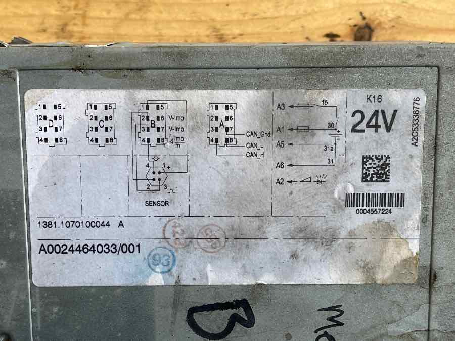 MERCEDES TACHO A0024464033 /001 - Електрична система в категорії Вантажівки: фото 2 MERCEDES TACHO A0024464033 /001 - Електрична система в категорії Вантажівки: фото 2