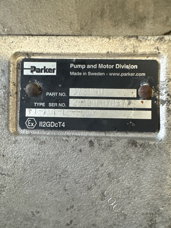 PARKER HYDRALIC PUMP 101 L 3781101 - Гідравліка в категорії Вантажівки: фото 2 PARKER HYDRALIC PUMP 101 L 3781101 - Гідравліка в категорії Вантажівки: фото 2