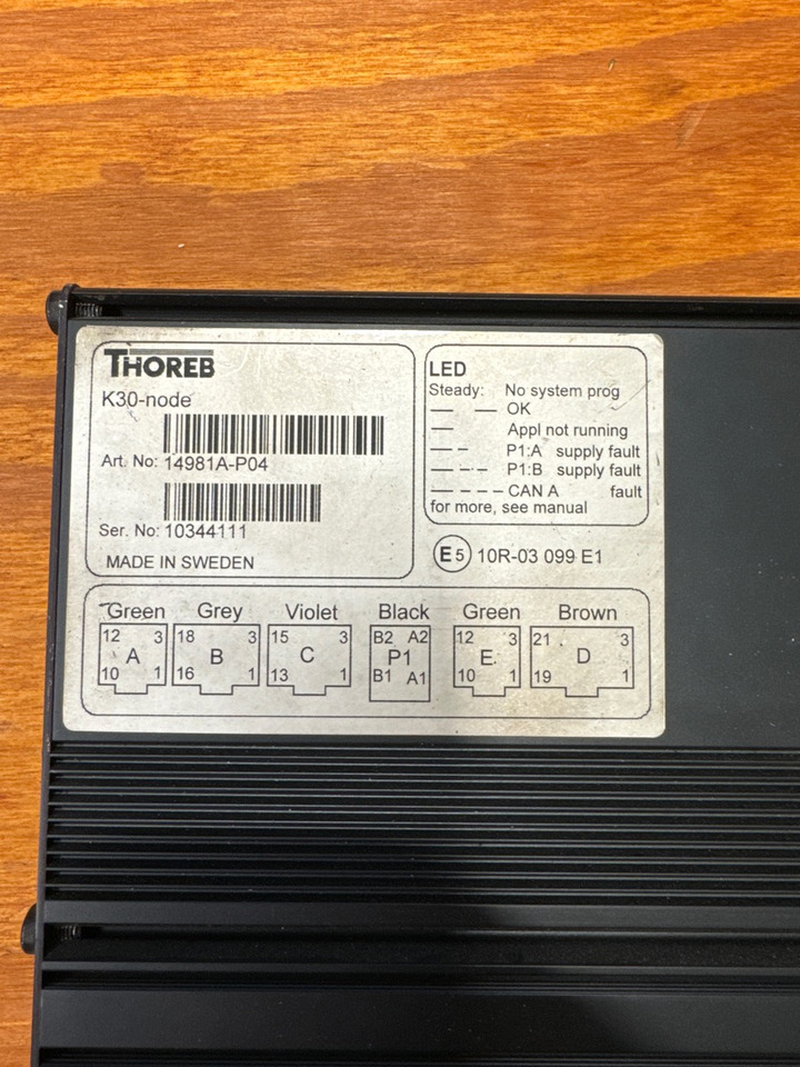 THOREB K30 NODE 14981A P04 - Електрична система в категорії Вантажівки: фото 2 THOREB K30 NODE 14981A P04 - Електрична система в категорії Вантажівки: фото 2