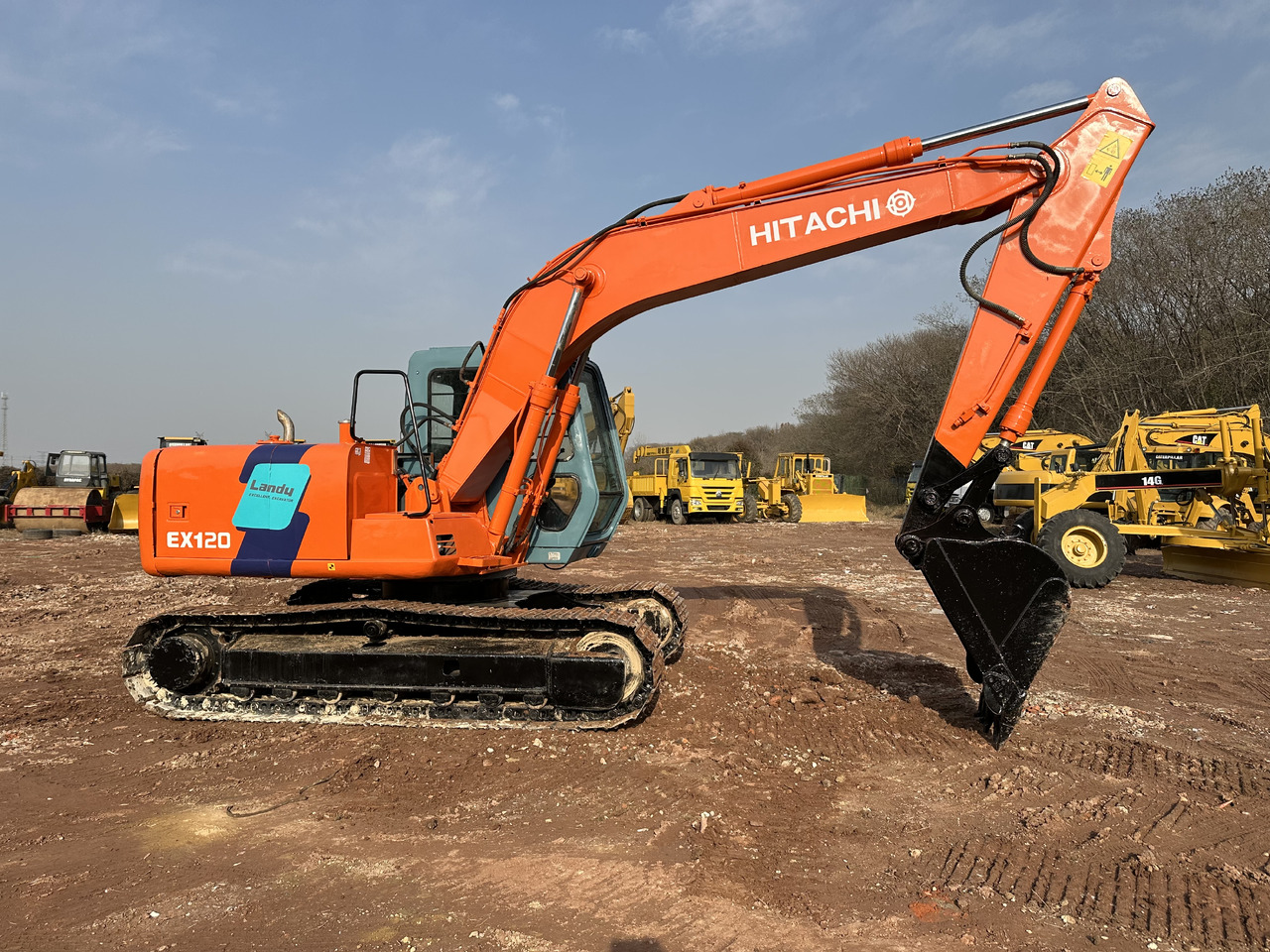 Гусеничний екскаватор HITACHI EX120: фото 7