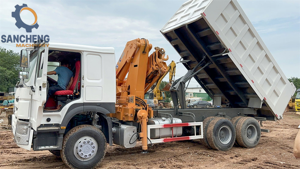 SINOTRUK Howo 371 6x4 crane truck - Вантажівка з маніпулятором: фото 4 SINOTRUK Howo 371 6x4 crane truck - Вантажівка з маніпулятором: фото 4