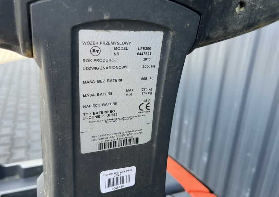 BT LPE200 - Візок: фото 4 BT LPE200 - Візок: фото 4