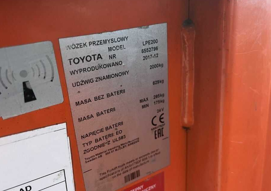 BT LPE200 - Візок: фото 4 BT LPE200 - Візок: фото 4