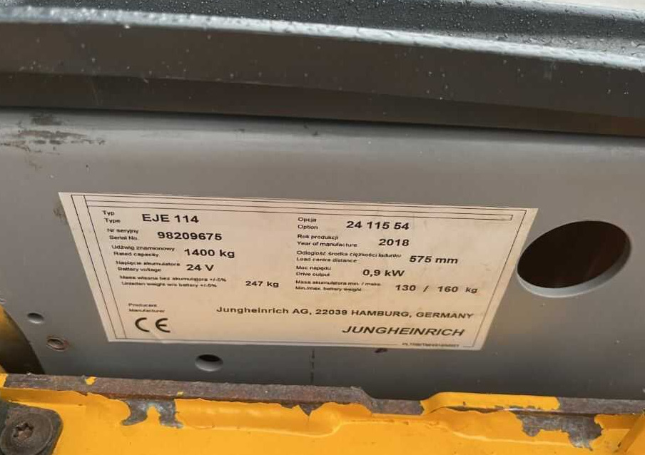 Jungheinrich EJE114 - Візок: фото 4 Jungheinrich EJE114 - Візок: фото 4
