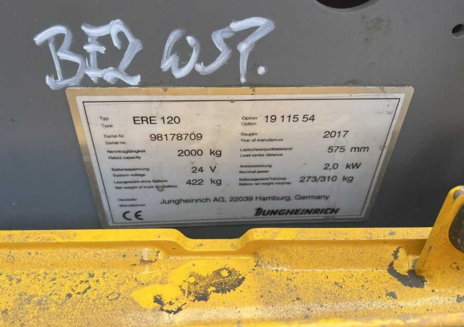 Jungheinrich ERE120 - Візок: фото 4 Jungheinrich ERE120 - Візок: фото 4