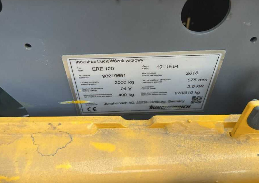 Jungheinrich ERE120 - Візок: фото 4 Jungheinrich ERE120 - Візок: фото 4