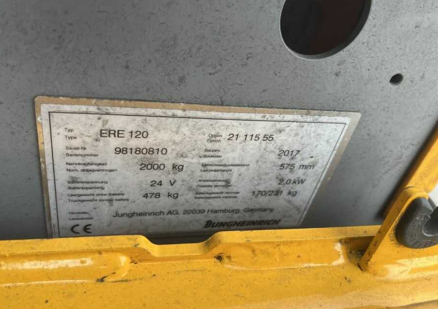 Jungheinrich ERE120 - Візок: фото 4 Jungheinrich ERE120 - Візок: фото 4