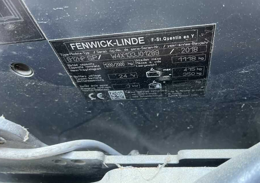 Linde D12HPSP - Штабелер: фото 4 Linde D12HPSP - Штабелер: фото 4