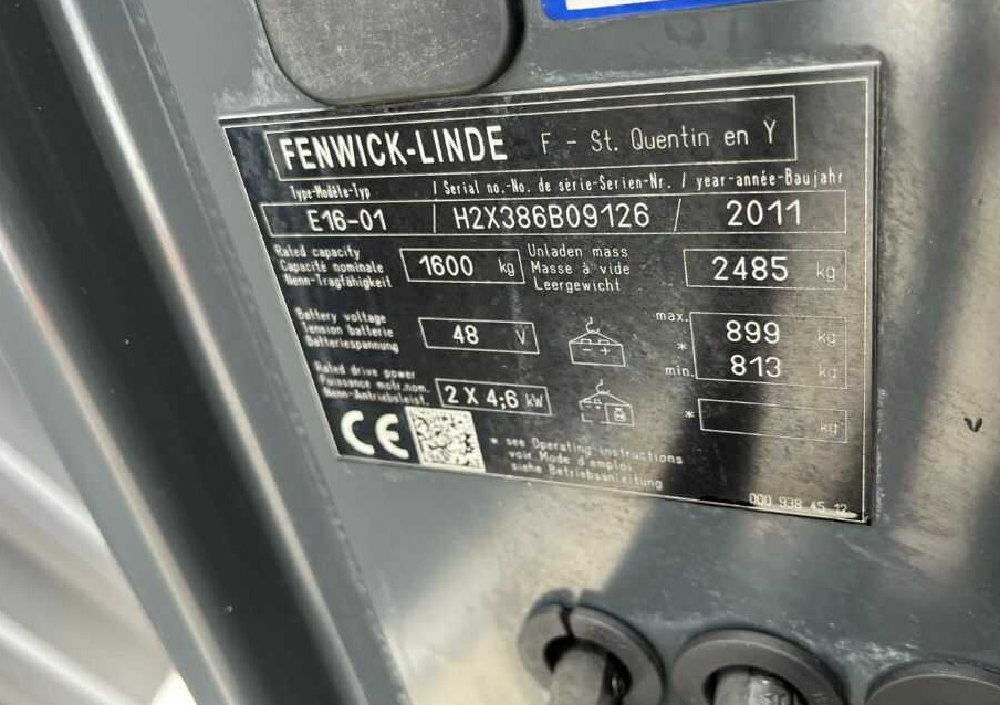Linde E16-01 - Електронавантажувач: фото 4 Linde E16-01 - Електронавантажувач: фото 4