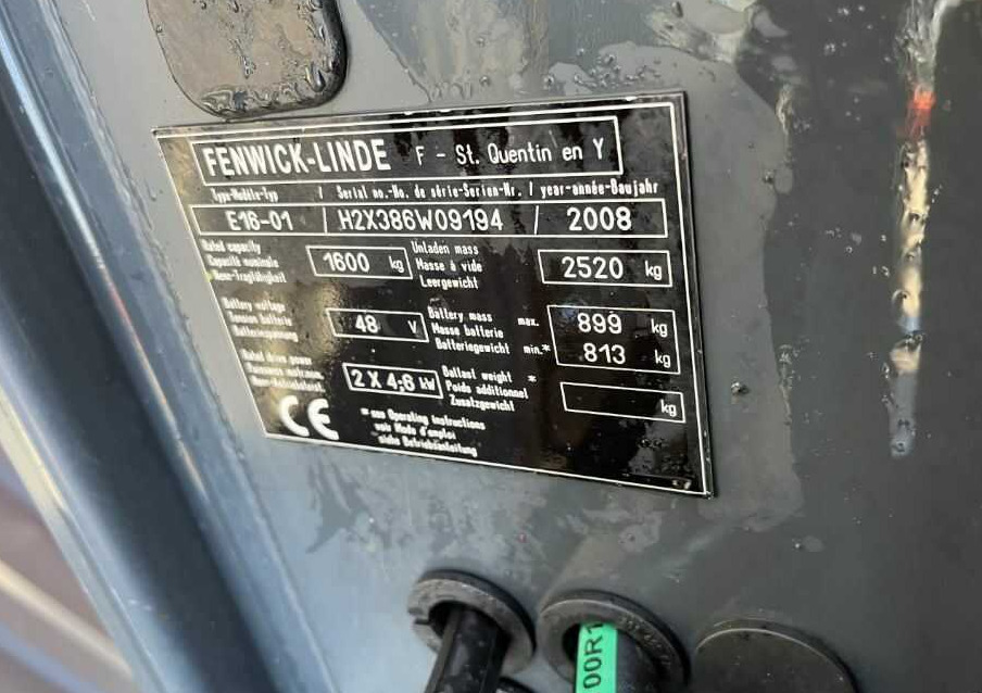 Linde E16-01 - Електронавантажувач: фото 4 Linde E16-01 - Електронавантажувач: фото 4