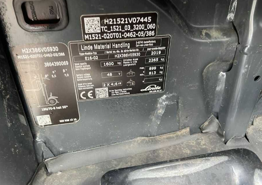 Linde E16-02 - Електронавантажувач: фото 4 Linde E16-02 - Електронавантажувач: фото 4